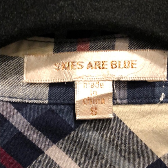 Skies Are Blue button-up, red, white, & blue, S - Picture 2 of 6